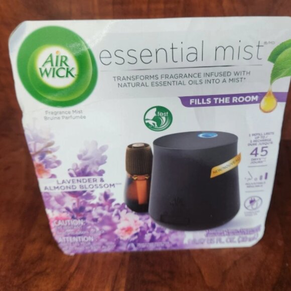 Air Wick Essential Mist Lavender & Almond Essential Oils Diffuser Air Freshener - Picture 1 of 2